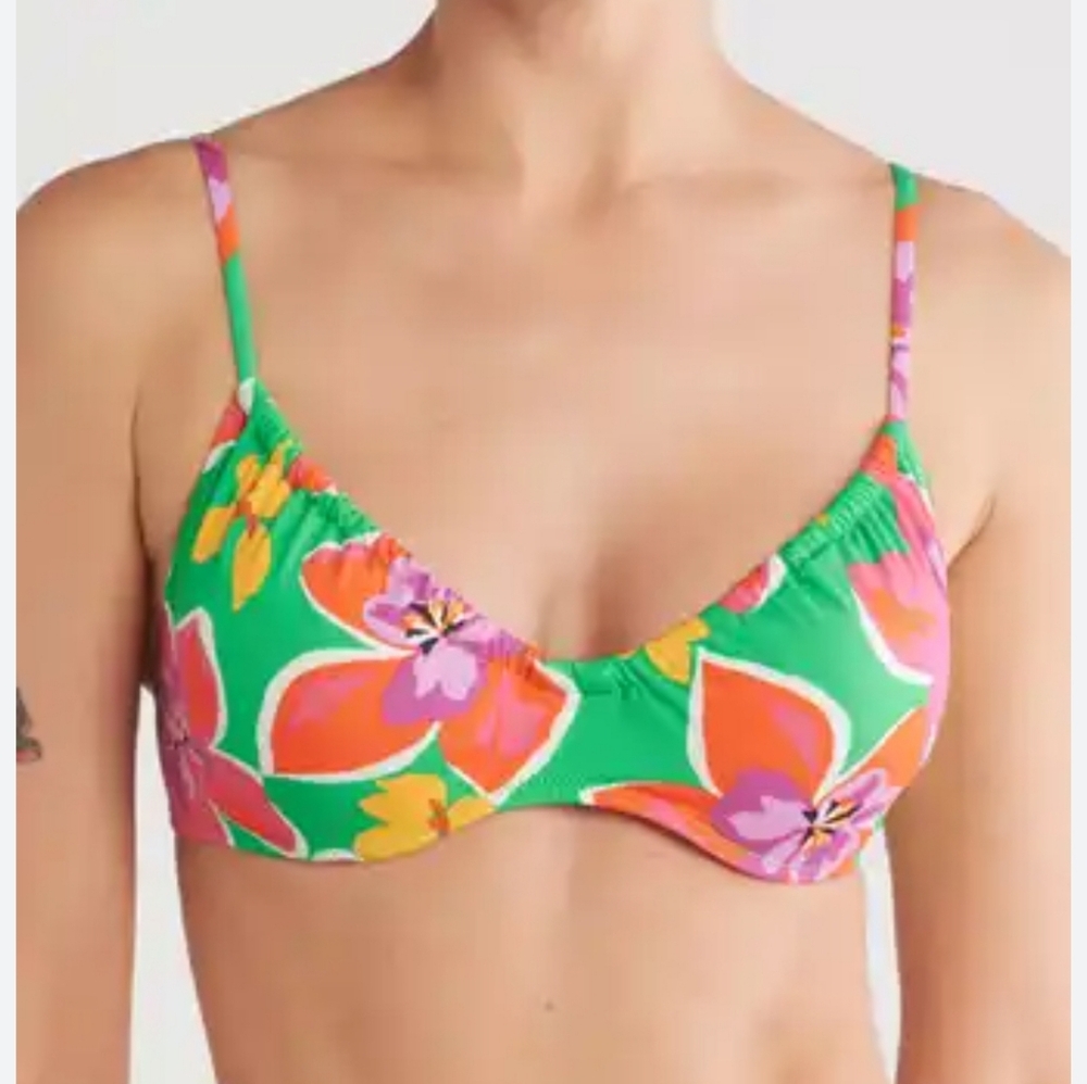 Sanctuary Tropical Floral Swimsuit Top